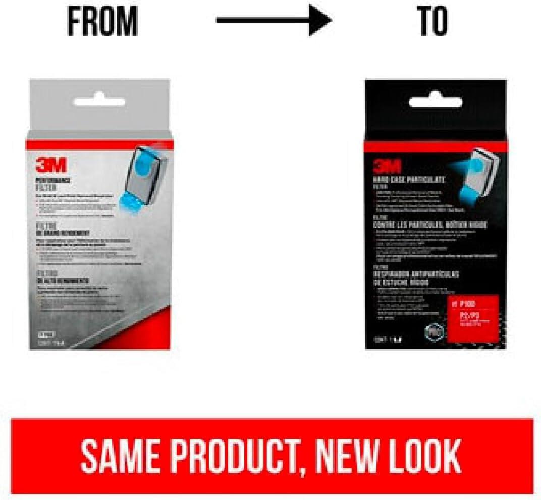 image3M Replacement P100 Filters For Mold ampamp Lead Paint Removal 1 Pair Use With Any 3M Bayonet Mount Respirator NIOSHAPPROVED P100 filters For Use With 3M 6000 6500 ampamp 7500 Series 7093H1DC