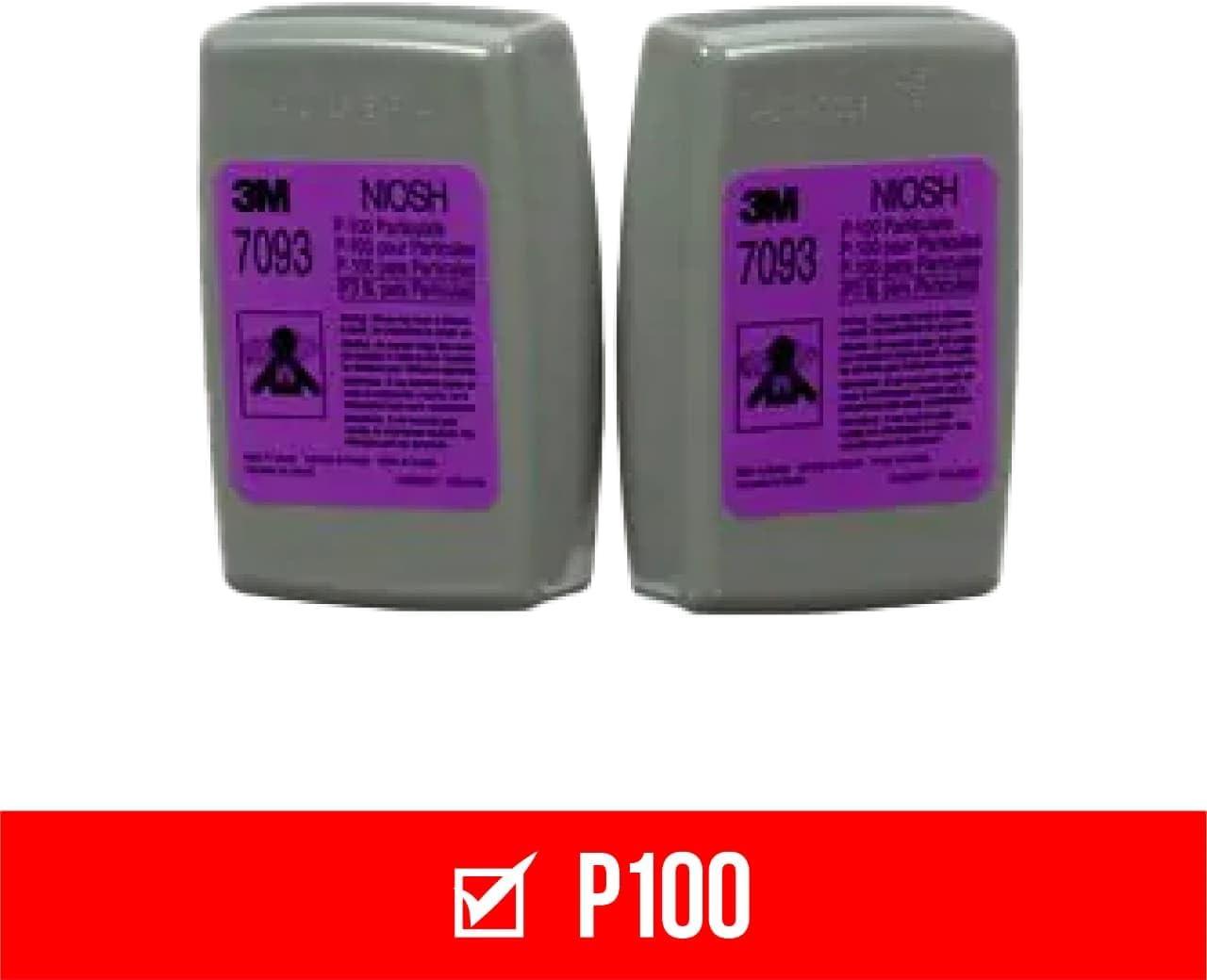 image3M Replacement P100 Filters For Mold ampamp Lead Paint Removal 1 Pair Use With Any 3M Bayonet Mount Respirator NIOSHAPPROVED P100 filters For Use With 3M 6000 6500 ampamp 7500 Series 7093H1DC