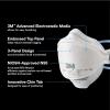 image3M Aura Particulate Respirator 9205 N95 Lightweight Three Panel Designed Respirator Helps Provide Comfortable And Convenient Respiratory Protection 10Pack