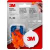 image3M Corded Reusable Earplugs 3 Pack Noise Reduction Rating NRR 25 dB Easy To Use ampamp Insert Pliable ampamp TriFlange Design Enhances Comfort ampamp Fit Orange Ear Plugs 90716H3DCTriflange  Soft  Reusable with NRR 25 dB