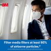 image3M Filtering Barrier Face Covering AFFM5 One Size 5PackWhite