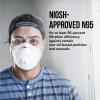 image3M N95 Respirator 8511 10 Pack NIOSHAPPROVED N95 Features 3M COOL FLOW Exhalation Valve Relief From Dusts ampamp Certain Particles During Sanding Pollen Mold Spores Dust Particles 8511DB1APS10 Count Pack of 1