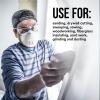 image3M N95 Respirator 8511 10 Pack NIOSHAPPROVED N95 Features 3M COOL FLOW Exhalation Valve Relief From Dusts ampamp Certain Particles During Sanding Pollen Mold Spores Dust Particles 8511DB1APS10 Count Pack of 1