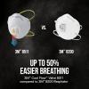 image3M N95 Respirator 8511 10 Pack NIOSHAPPROVED N95 Features 3M COOL FLOW Exhalation Valve Relief From Dusts ampamp Certain Particles During Sanding Pollen Mold Spores Dust Particles 8511DB1APS10 Count Pack of 1