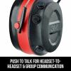 image3M ProComms Electronic Hearing Protector Wireless Earmuffs With Bluetooth Technology ampamp External NoiseCanceling Boom Microphone Noise Reduction Rating NRR 26 dB Premium Gel Cushions 90546SIOC