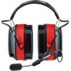 image3M ProComms Electronic Hearing Protector Wireless Earmuffs With Bluetooth Technology ampamp External NoiseCanceling Boom Microphone Noise Reduction Rating NRR 26 dB Premium Gel Cushions 90546SIOC