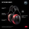 image3M ProGrade Earmuff Noise Reduction Rating NRR 30 dB Lightweight ampamp Adjustable Ear Muffs Reduce Pressure Points For AllDay Comfort Steel Wire Headband With Rubber Overmold Design 905654DCPS