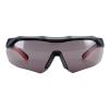 image3M Safety Eyewear Aerodynamic Design Black wRed Accent Frame Clear Lens AntiFogGray