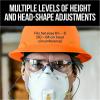 image3M SecureFit Full Brim Hard Hat CHHFBRO6SL with Ratchet Adjustment HiVis Orange