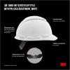 image3M Vented Hard Hat CHHWH1V12DC with PinLock Adjustment White