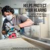 image3M WorkTunes Connect Wireless Hearing Protector with Bluetooth Technology Bluetooth Hearing Protection with a 26 dB Noise Reduction Rating