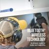image3M WorkTunes Connect Wireless Hearing Protector with Bluetooth Technology Bluetooth Hearing Protection with a 26 dB Noise Reduction Rating