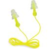 imagePeltor Sport TriFlange Corded Reusable Earplugs 3 Pair Noise Reduction Rating NRR 26 dB Comfortable Fit Ideal For Range Shooting ampamp Hunting Washable and Corded Neon Yellow 9731710CEarplugs