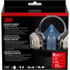image3M Advanced Comfort Reusable Respirator 7512P1DC OVP95 Mdm 1Fcpc 1pr of 6001 Crtdgs 2prs 5P71 Fltrs 1pr 501 Rtnrs
