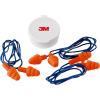image3M Corded Reusable Earplugs 3 Pack Noise Reduction Rating NRR 25 dB Easy To Use ampamp Insert Pliable ampamp TriFlange Design Enhances Comfort ampamp Fit Orange Ear Plugs 90716H3DCTriflange  Soft  Reusable with NRR 25 dB