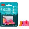 image3M Disposable Earplugs Events ampamp Concerts 4 Pairs 8 Total Plugs Noise Reduction Rating NRR 32 dB Good Fit Stays Put Soft ampamp Smooth Ear Plug Design Easy To Insert ampamp Remove EPEC4BCSIOC4 Count Pack of 1