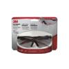 image3M Safety Eyewear Aerodynamic Design Black wRed Accent Frame Clear Lens AntiFogGray