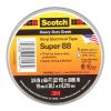 image3M Safety Super 88 Vinyl Electrical Tape 75 in x 66 ft Black 1Roll1