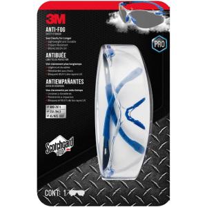 image3M AntiFog Goggle with Scotchgard Protector BlackBlue Clear Lens 5cs