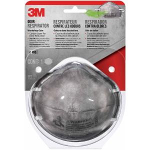 image3M R95 Odor Respirator 8247 1 Pack NIOSHAPPROVED R95 Use For Paint VarnishStain Adhesives Solvent Odors Carbon Layer For Odor Reduction Advanced Filter Media For Easy Breathing 8247H1DC