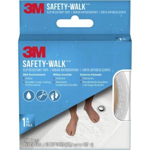 image3M SafetyWalk Slip Resistant Tape 1 in x 15 ft Anti Slip White Tape Ideal For Slippery ampamp Wet Conditions SelfAdhesive Backing Quick ampamp Easy Application Durable ampamp LongLasting 280WR1X1801 Inch Pack of 12