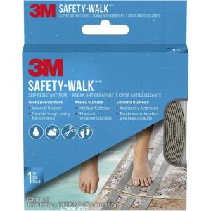 image3M SafetyWalk Slip Resistant Tape 2 in x 15 ft Anti Slip Grey Tape Ideal For Slippery ampamp Wet Conditions SelfAdhesive Backing Quick ampamp Easy Application Durable ampamp LongLasting 370GR2X180Roll
