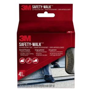 image3M SafetyWalk Slip Resistant Tape 4 in x 15 ft Anti Slip Tape Adhere Without Wrinkling Curling Tearing Shrinking or Lifting SelfAdhesive Backing For Quick ampamp Easy Application 610BR4X1804Inch
