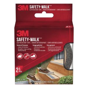 image3M SafetyWalk Slip Resistant Tape 4 in x 15 ft Anti Slip Tape Adhere Without Wrinkling Curling Tearing Shrinking or Lifting SelfAdhesive Backing For Quick ampamp Easy Application 610BR4X1802 Inch