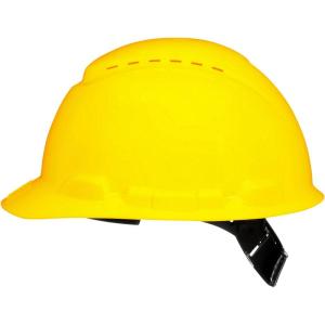 image3M Vented Hard Hat CHHYH1V12DC with Pinlock Adjustment Yellow
