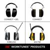 image3M WorkTunes Connect  Gel Cushions Wireless Hearing ProtectorGift Bundle