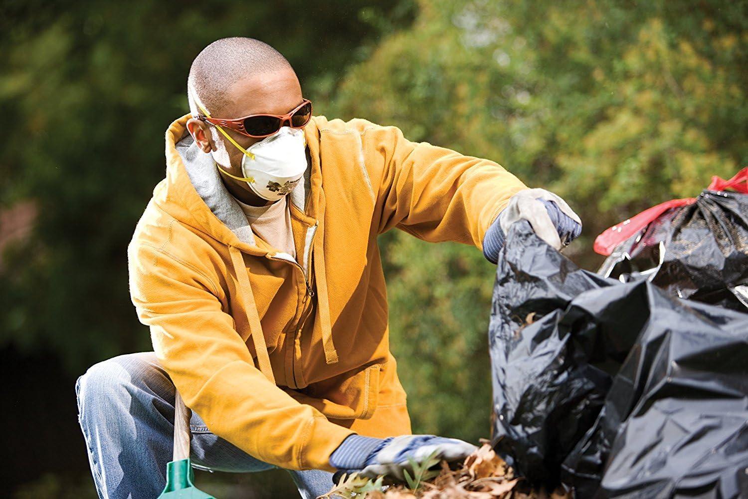 image3M N95 Performance Respirator 8210 20 Pack Drywall Sanding NIOSHAPPROVED N95 Advanced Filter Media For Easy Breathing Cushioning Nose Foam Adjustable Noseclip Stretchable Straps 8210D20DC