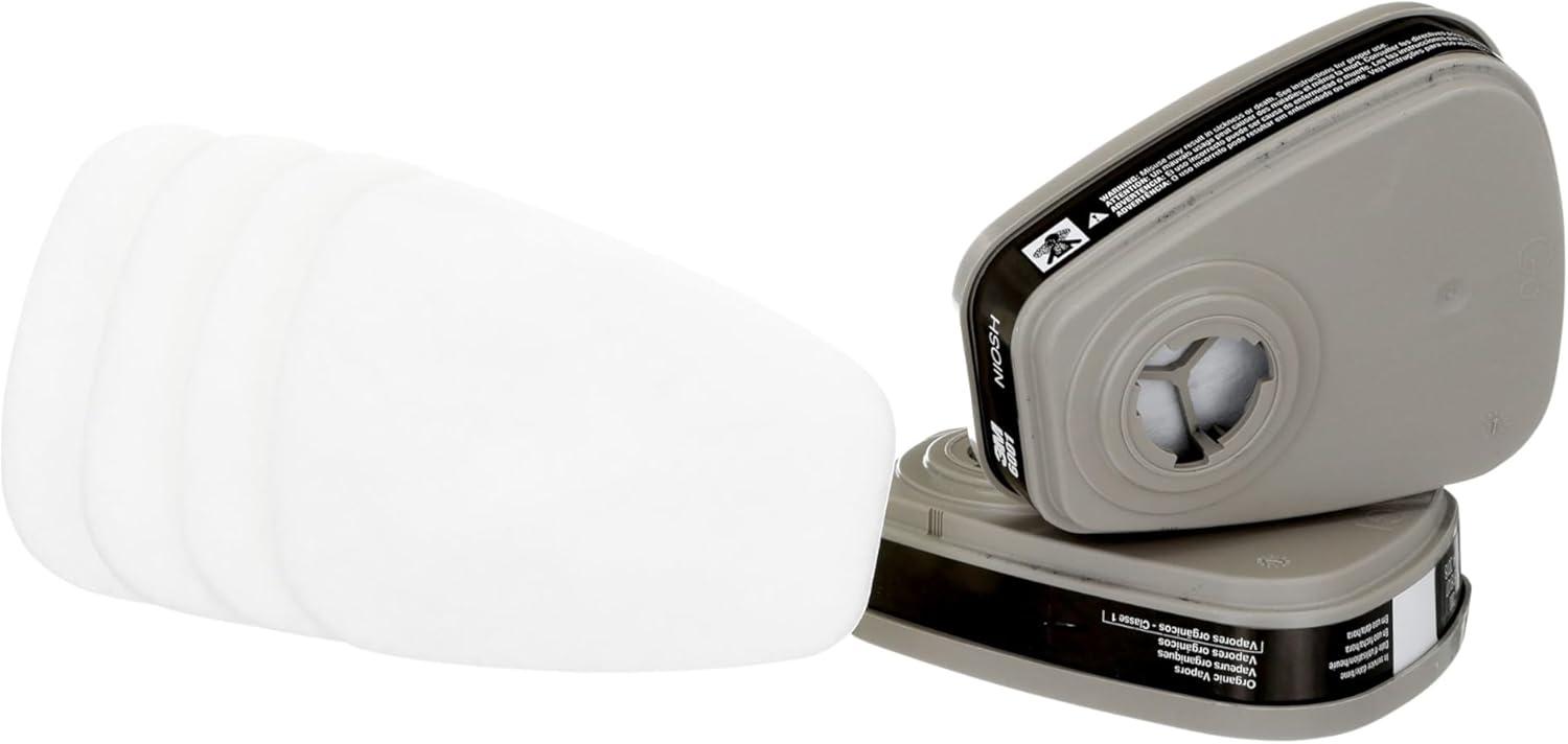 image3M Performance Supply Kit Contains 1 Pair of Cartridges amp 2 Pairs of P95 Filters Replacement Cartridges for 3M 6000 Series For Paint Project Use With Any 3M Bayonet Mount Respirator 6022P1DC175 Inch width  675 Inch length