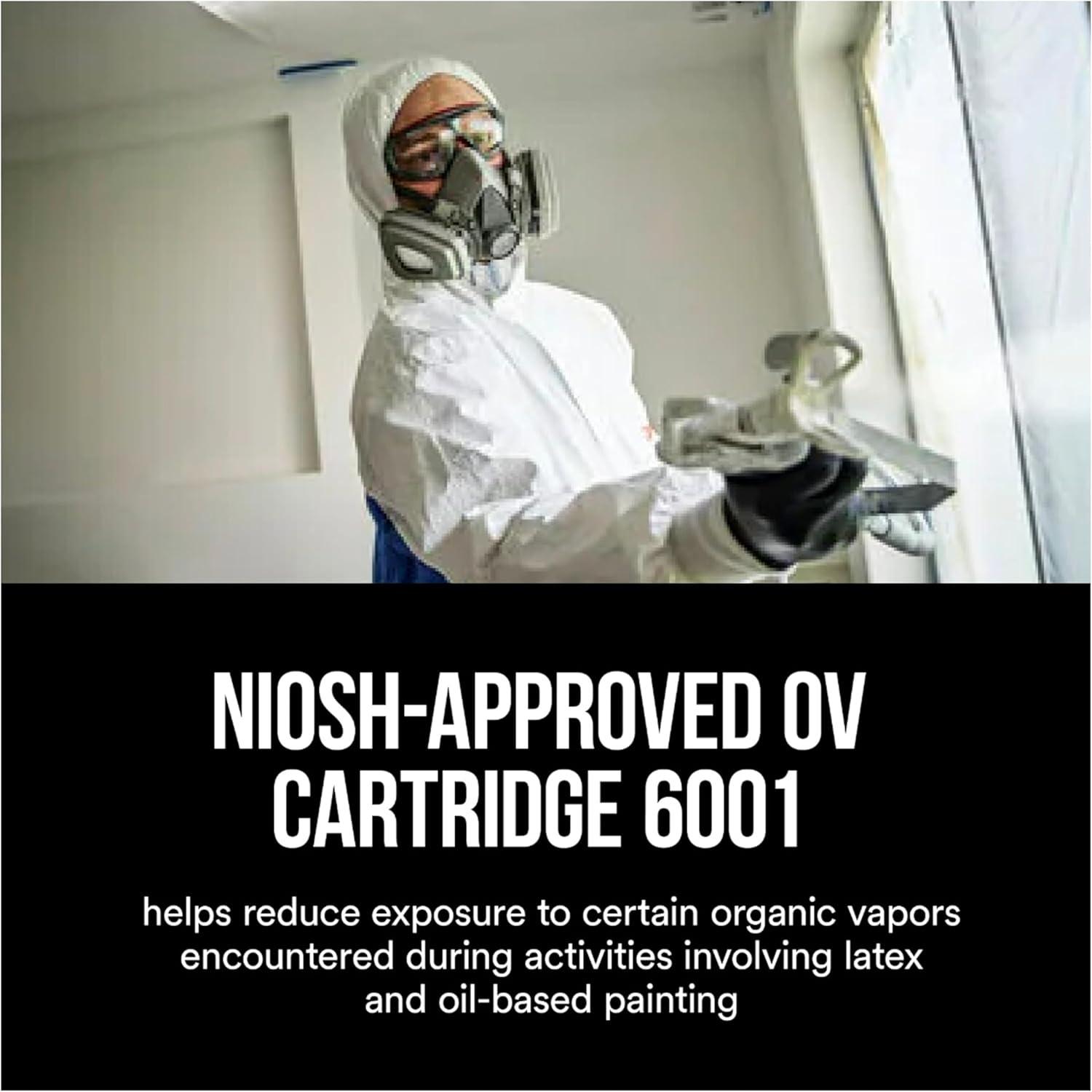 image3M Performance Supply Kit Contains 1 Pair of Cartridges amp 2 Pairs of P95 Filters Replacement Cartridges for 3M 6000 Series For Paint Project Use With Any 3M Bayonet Mount Respirator 6022P1DC175 Inch width  675 Inch length