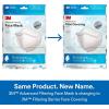 image3M Filtering Barrier Face Covering Soft Breathable Materials for Added Comfort Convenient and Disposable One Size 20Pack