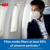 image3M Filtering Barrier Face Covering Soft Breathable Materials for Added Comfort Convenient and Disposable One Size 20Pack