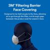 image3M Filtering Barrier Face Covering Soft Breathable Materials for Added Comfort Convenient and Disposable One Size 20Pack