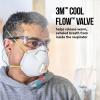image3M N95 Respirator 8511 2 Pack Features 3M COOL FLOW Exhalation Valve NIOSHAPPROVED N95 Advanced Filter Media For Easy Breathing Lightweight Comfortable Design For Longer Wear 8511DA12APS