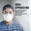 image3M N95 Respirator 8511 2 Pack Features 3M COOL FLOW Exhalation Valve NIOSHAPPROVED N95 Advanced Filter Media For Easy Breathing Lightweight Comfortable Design For Longer Wear 8511DA12APS