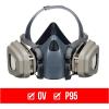 image3M Professional Half Mask Organic Vapor P95 Respirator with Cool Flow Valve Reusable Respirator Large