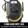 image3M WorkTunes AMFM Hearing Protector Noise Reduction Rating NRR 24 dB Radio Ear Muffs With Integrated Microphone amp High Fidelity Speakers 90541H1DCPS