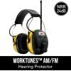 image3M WorkTunes AMFM Hearing Protector Noise Reduction Rating NRR 24 dB Radio Ear Muffs With Integrated Microphone amp High Fidelity Speakers 90541H1DCPS