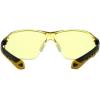 image3M Flat Temple Safety Eyewear with Scratch Resistant Lens Amber Frame 1Pair