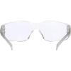 image3M Safety Eyewear Silver Mirror Black Frame Grey Accent AntiFog amp Scratch Resistant LensClear