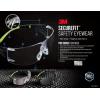 image3M SecureFit 400 Safety Eyewear Clear AntiFog 1 Count Pack of 1