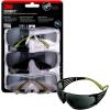 image3M SecureFit 400 Safety Eyewear 3 Pack Multi Shaded Lenses Clear  Mirror  Gray Lenses ImpactResistant Lens Blocks 999 of UV Anti Fog Low Profile Design Safety Glasses SF400W3PKPSAdult