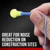 image:image3M PushIns Corded Earplugs 28 dB NRR PushtoFit Ear Plugs Great for Construction Sites Soft Foam Comfort Corded Design for Easy Storage 5 PairsPack