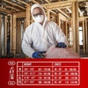 image:image3M General Purpose Protective Coverall with Hood TwoWay Zipper Breathable Material Mens and Womens White Disposable Coverall XL