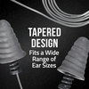image:image3M Skull Screws Corded Earplugs 32 dB NRR Durable amp Comfortable Great for Extended Wear Tapered Design for Versatile Fit Corded for Easy Storage 4 PairPack